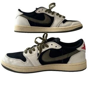 Jordan 1 Retro Low OG SP Travis Scott Olive DZ4137-106 Size 11 Men Cactus Jack